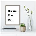 Picture of Dream Plan Do _GroupedProduct_Rectangle_Portrait_Canvas_Framed_