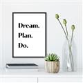 Picture of Dream Plan Do _GroupedProduct_Rectangle_Portrait_Canvas_Framed_
