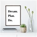 Picture of Dream Plan Do _GroupedProduct_Rectangle_Portrait_Canvas_Framed_