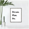 Picture of Dream Plan Do _GroupedProduct_Rectangle_Portrait_Canvas_Framed_