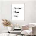 Picture of Dream Plan Do _GroupedProduct_Rectangle_Portrait_Canvas_Framed_