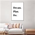 Picture of Dream Plan Do _GroupedProduct_Rectangle_Portrait_Canvas_Framed_