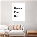 Picture of Dream Plan Do _GroupedProduct_Rectangle_Portrait_Canvas_Framed_