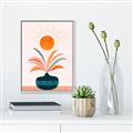 Picture of Petals and Solar Bloom _GroupedProduct_Rectangle_Portrait_Canvas_Framed_