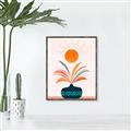 Picture of Petals and Solar Bloom _GroupedProduct_Rectangle_Portrait_Canvas_Framed_
