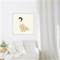 Picture of Lady in Squares _GroupedProduct_Square_Canvas_Framed_