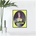 Picture of Slay Yellow Queen _GroupedProduct_Rectangle_Portrait_Canvas_Framed_