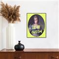 Picture of Slay Yellow Queen _GroupedProduct_Rectangle_Portrait_Canvas_Framed_