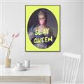 Picture of Slay Yellow Queen _GroupedProduct_Rectangle_Portrait_Canvas_Framed_