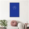 Picture of Blue Smile _GroupedProduct_Rectangle_Portrait_Canvas_Framed_