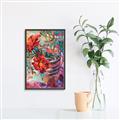 Picture of Garden Grace Foliage _GroupedProduct_Rectangle_Portrait_Canvas_Framed_