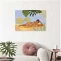 Picture of Lazyday Lady _GroupedProduct_Rectangle_Landscape_Unframed_Print_Only_