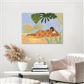 Picture of Lazyday Lady _GroupedProduct_Rectangle_Landscape_Unframed_Print_Only_