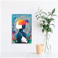 Picture of Luminous Blue Girl _GroupedProduct_Rectangle_Portrait_Unframed_Print_Only_