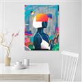 Picture of Luminous Blue Girl _GroupedProduct_Rectangle_Portrait_Unframed_Print_Only_