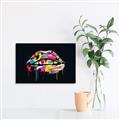 Picture of Graffiti Glow Lips _GroupedProduct_Rectangle_Landscape_Unframed_Print_Only_