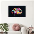 Picture of Graffiti Glow Lips _GroupedProduct_Rectangle_Landscape_Unframed_Print_Only_