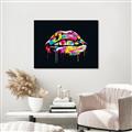 Picture of Graffiti Glow Lips _GroupedProduct_Rectangle_Landscape_Unframed_Print_Only_