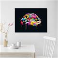 Picture of Graffiti Glow Lips _GroupedProduct_Rectangle_Landscape_Unframed_Print_Only_