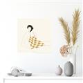 Picture of Lady in Squares _GroupedProduct_Square_Unframed_Print_Only_