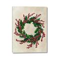 Picture of Holly Wreath _GroupedProduct_Rectangle_Portrait_Canvas_