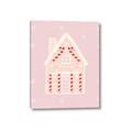 Picture of Pink Gingerbread House _GroupedProduct_Rectangle_Portrait_Canvas_