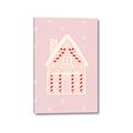 Picture of Pink Gingerbread House _GroupedProduct_Rectangle_Portrait_Canvas_