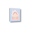 Picture of Blue Gingerbread House _GroupedProduct_Rectangle_Portrait_Canvas_