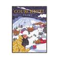 Picture of Christmas in Courchevel, France _GroupedProduct_Rectangle_Portrait_Canvas_Framed_