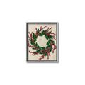 Picture of Holly Wreath _GroupedProduct_Rectangle_Portrait_Canvas_Framed_