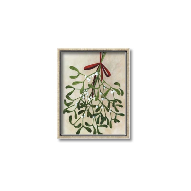 Picture of Under the Mistletoe I _GroupedProduct_Rectangle_Portrait_Canvas_Framed_