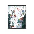 Picture of Winter Ski Resort _GroupedProduct_Rectangle_Portrait_Canvas_Framed_