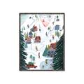Picture of Winter Ski Resort _GroupedProduct_Rectangle_Portrait_Canvas_Framed_