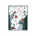 Picture of Winter Ski Resort _GroupedProduct_Rectangle_Portrait_Canvas_Framed_