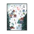 Picture of Winter Ski Resort _GroupedProduct_Rectangle_Portrait_Canvas_Framed_