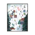 Picture of Winter Ski Resort _GroupedProduct_Rectangle_Portrait_Canvas_Framed_