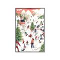 Picture of Mountain Ski Village _GroupedProduct_Rectangle_Portrait_Canvas_Framed_