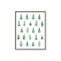 Picture of Christmas Trees _GroupedProduct_Rectangle_Portrait_Canvas_Framed_