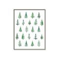 Picture of Christmas Trees _GroupedProduct_Rectangle_Portrait_Canvas_Framed_