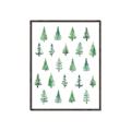 Picture of Christmas Trees _GroupedProduct_Rectangle_Portrait_Canvas_Framed_