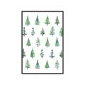 Picture of Christmas Trees _GroupedProduct_Rectangle_Portrait_Canvas_Framed_