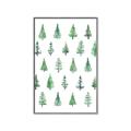 Picture of Christmas Trees _GroupedProduct_Rectangle_Portrait_Canvas_Framed_