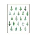 Picture of Christmas Trees _GroupedProduct_Rectangle_Portrait_Canvas_Framed_