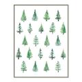 Picture of Christmas Trees _GroupedProduct_Rectangle_Portrait_Canvas_Framed_