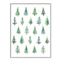 Picture of Christmas Trees _GroupedProduct_Rectangle_Portrait_Canvas_Framed_