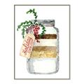 Picture of Holiday Cookies in a Jar _GroupedProduct_Rectangle_Portrait_Canvas_Framed_