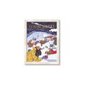 Picture of Christmas in Courchevel, France _GroupedProduct_Rectangle_Portrait_Framed_Matted_