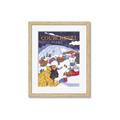 Picture of Christmas in Courchevel, France _GroupedProduct_Rectangle_Portrait_Framed_Matted_