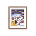 Picture of Christmas in Courchevel, France _GroupedProduct_Rectangle_Portrait_Framed_Matted_