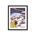 Picture of Christmas in Courchevel, France _GroupedProduct_Rectangle_Portrait_Framed_Matted_